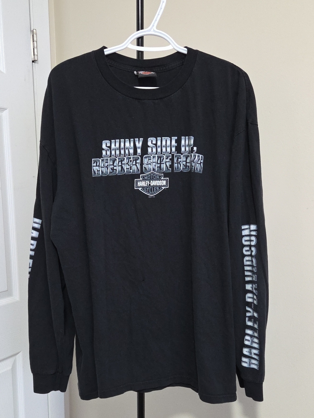 Harley-Davidson Black Long Sleeve Graphic Logo Tee